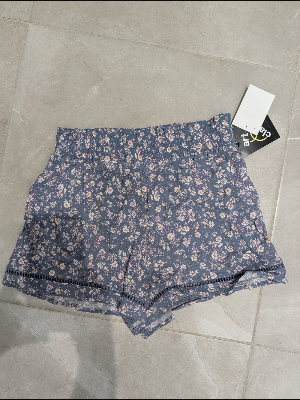 2/$20 Art Class Blue Floral Shorts – Girls Size M (7–8) NWT